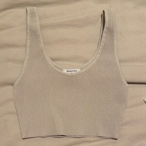 Aritzia Ribbed Crop Top